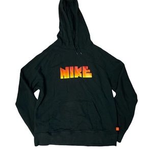 Y2K Nike Graffiti Styled Spellout Hoodie